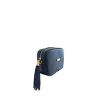 Baldinini Trend Blue Leather Women Crossbody Bag