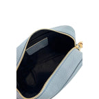 Baldinini Trend Blue Leather Women Crossbody Bag