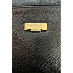 Baldinini Trend Black Leather Women Crossbody Bag