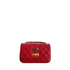 Baldinini Trend Red Leather Women Crossbody Bag