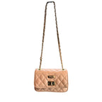 Baldinini Trend Pink Leather Women Crossbody Bag