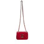 Baldinini Trend Red Leather Women Crossbody Bag