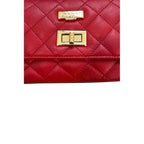 Baldinini Trend Red Leather Women Crossbody Bag