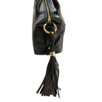 Baldinini Trend Black Leather Women Handbag