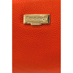 Baldinini Trend Orange Leather Women Handbag
