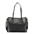 Mario Valentino Nero Polyurethane Women's Bag with Recycled Features