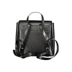 Mario Valentino Black Polyurethane Women's Backpack