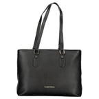 Mario Valentino Nero Poliuretano Womens Bag with Internal Pocket and Phone Spaces