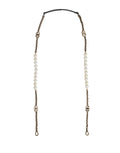 Dolce & Gabbana Black Leather Gold Chain Bag Accessory Shoulder Strap