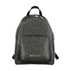 Mario Valentino Black Polyurethane Womens Backpack