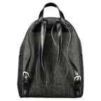 Mario Valentino Black Polyurethane Womens Backpack