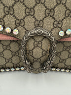 Gucci GUCCI DIONYSUS GG Supreme with Diamantes Handbag