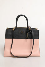 Louis Vuitton Pink and Black Leather City Steamer Leather Handbag