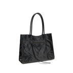 Balenciaga Black Lamb Ovis Aries Shoulder Bag