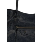 Balenciaga Black Lamb Ovis Aries Shoulder Bag