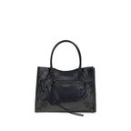 Balenciaga Black Lamb Ovis Aries Shoulder Bag