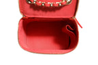 Chanel Raffia Jute Striped Mini Vanity Case