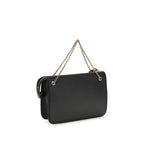 Etro Black Calf Leather Bos Taurus Clutch Bag
