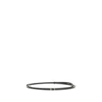 Givenchy Black Calf Leather Bos Taurus Belt