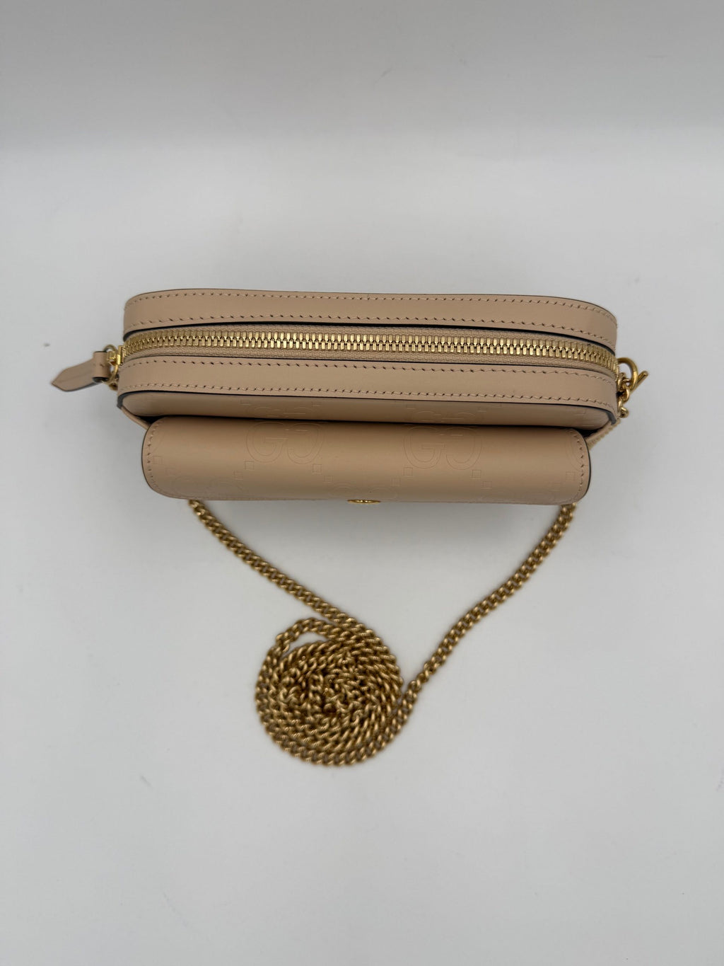 Gucci GUCCI GG Jumbo Beige with Front Pocket Shoulder Bag