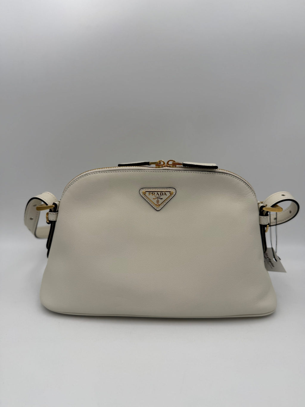 Prada PRADA Bauletto BOWLING in Leather Handbag