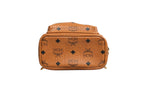 MCM Stark Mini Backpack in Visetos Cognac
