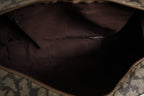 Saint Laurent Green and Brown Pattern Canvas Duffel Bag