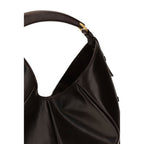 Saint Laurent Brown Calf Leather Bos Taurus Shoulder Bag