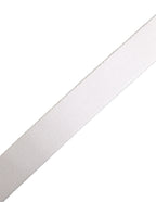 Dolce & Gabbana White Graffiti Print Gold Metal Buckle Belt
