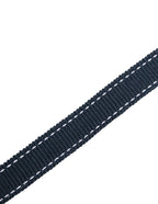 Dolce & Gabbana Blue Cotton Canvas DG Logo Metal Buckle Belt