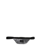 Dolce & Gabbana Black Nylon Brass Plate Camouflage Waist Fanny Pack Bag