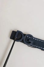 Dolce & Gabbana Blue Cotton Canvas DG Logo Metal Buckle Belt