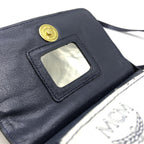 MCM Mini Crossbody Bag White Visetos