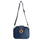 Baldinini Trend Blue PU Women Crossbody Bag