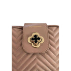 Baldinini Trend Beige PU Women Crossbody