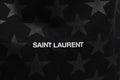 Saint Laurent Rive Droite Black Tote Bag With Star Print Tote bag