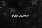 Saint Laurent Rive Droite Black Tote Bag With Star Print Tote bag