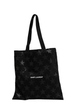 Saint Laurent Rive Droite Black Tote Bag With Star Print Tote bag