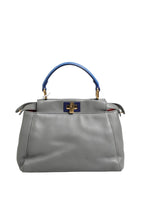 Fendi Mini Peekaboo Blue Grey