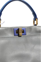 Fendi Mini Peekaboo Blue Grey