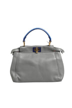 Fendi Mini Peekaboo Blue Grey