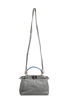 Fendi Mini Peekaboo Blue Grey