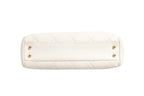 Chanel Shiny Calfskin Quilted Mini 22 White 1792563