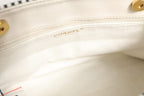 Chanel Shiny Calfskin Quilted Mini 22 White 1792563