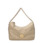 Versace Beige Fabric Handbag