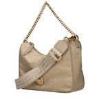 Versace Beige Fabric Handbag
