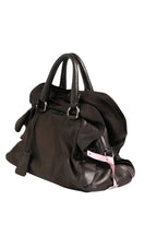 Prada Metallic Nappa Leather Ruffle Shoulder Bag