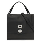 Zanellato Black Calf Leather Bos Taurus Handbag