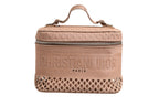 Christian Dior Mesh Embroidered Dior travel Vanity Case