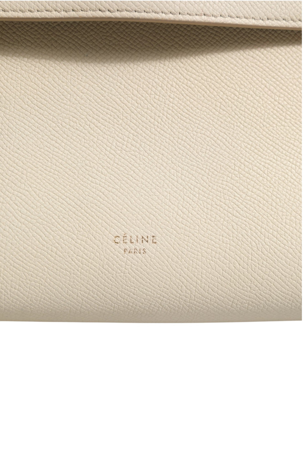 Celine Nano Belt Bag Grained Calfskin Chalk